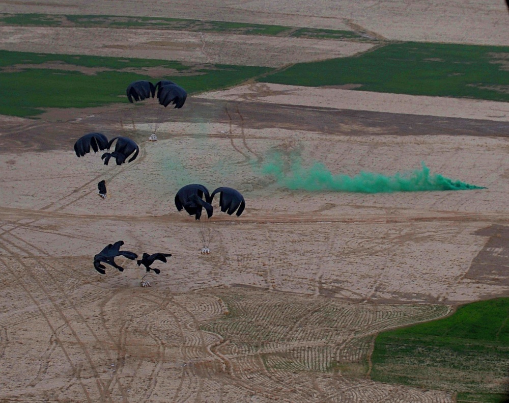 Record-setting Airdrops Sustain Troops at Forward Operating Bases