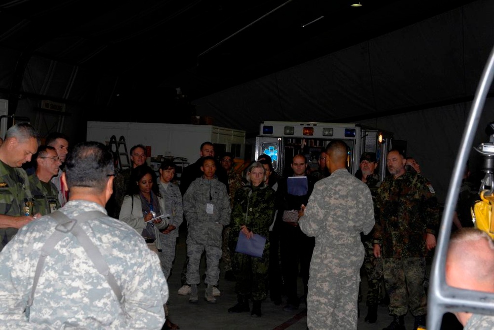NATO medical professionals visit Bondsteel, attend conference