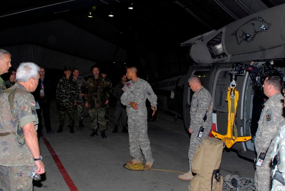 NATO medical professionals visit Bondsteel, attend conference