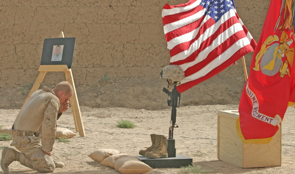 2nd Battalion, 9th Marines Honors Fallen Machine Gunner