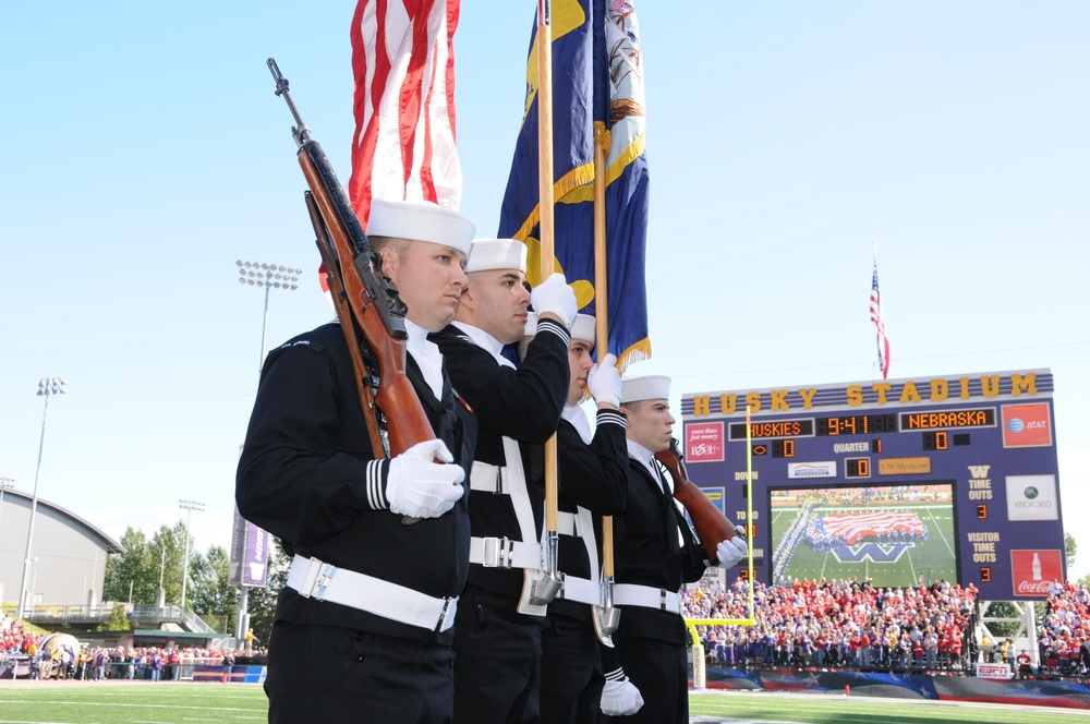 Sailors open football game