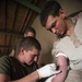 LAR Marines practice combat lifesaving
