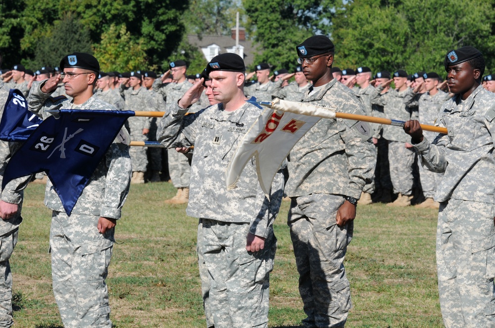 Blue Spaders Welcome New Commander