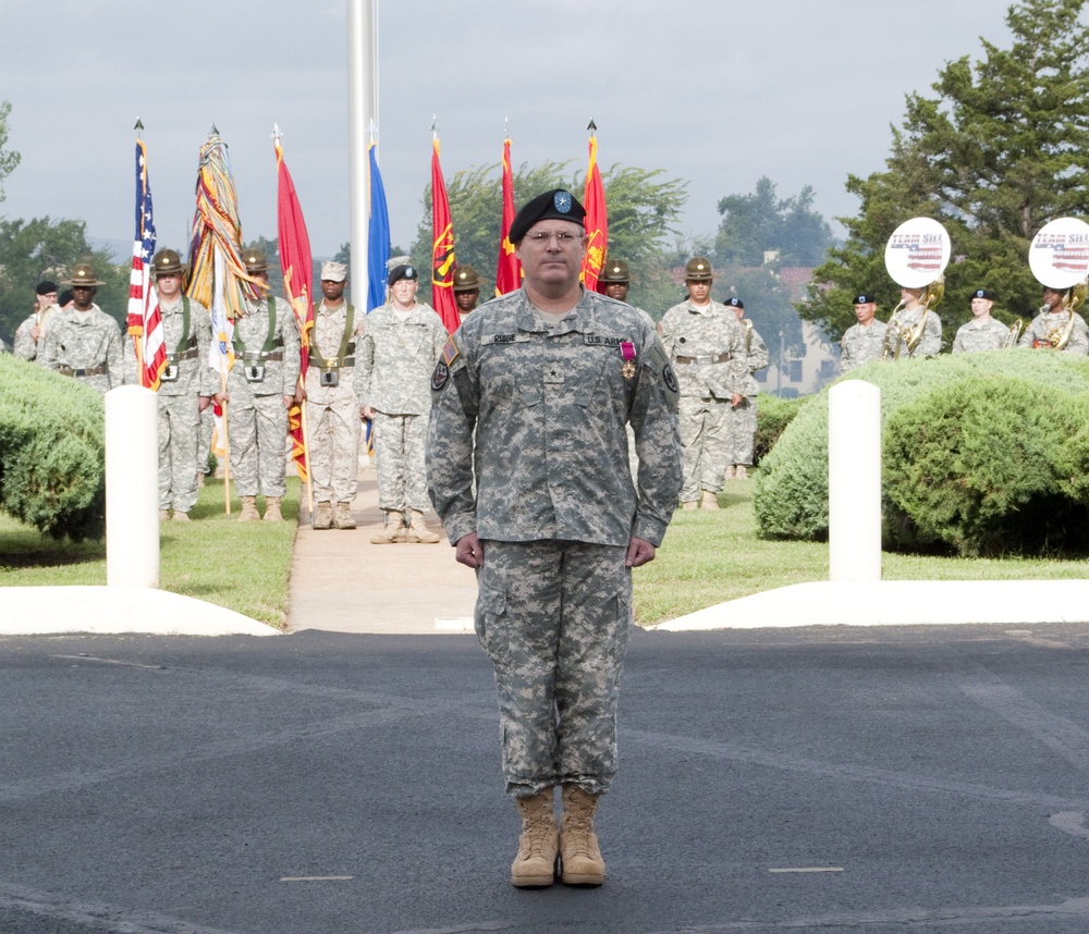 Fort Sill says farewell to chief of US Army Field Artillery and Field Artillery School