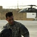 Day on Army airfield in Iraq