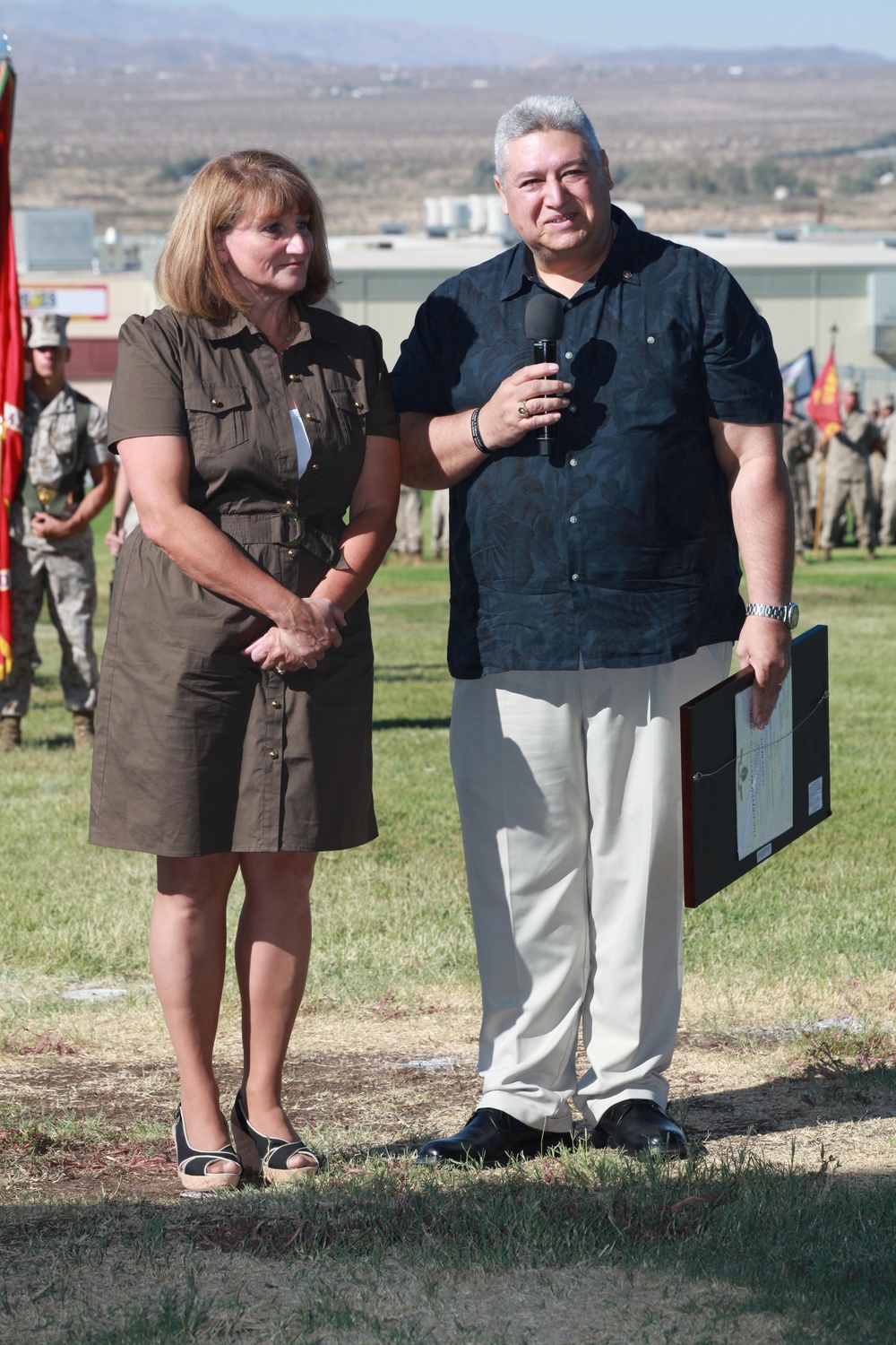 Family receives posthumous Purple Heart