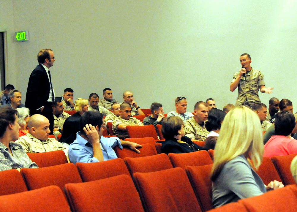 NMCSD Hosts Theater of War to Assist Military and Family Members Address the Psychological Impact of War
