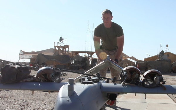 Eye in sky provides overwatch for ground forces