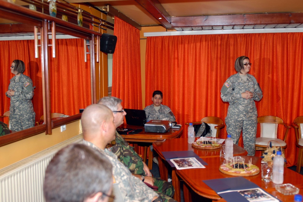 KFOR deputy commander visits LMTs in East