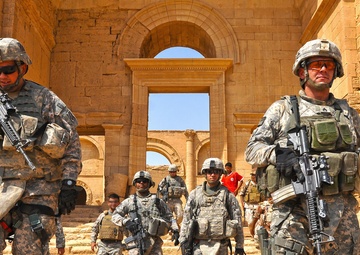 Crazy Troop Visit Ancient Ruins of Hatra