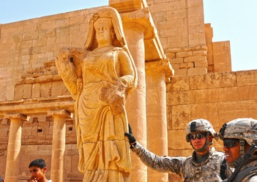Crazy Troop Visit Ancient Ruins of Hatra