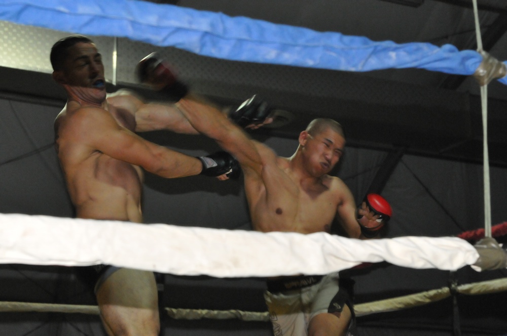 Competition, teamwork, and hard work produce victorious Soldiers at fight night