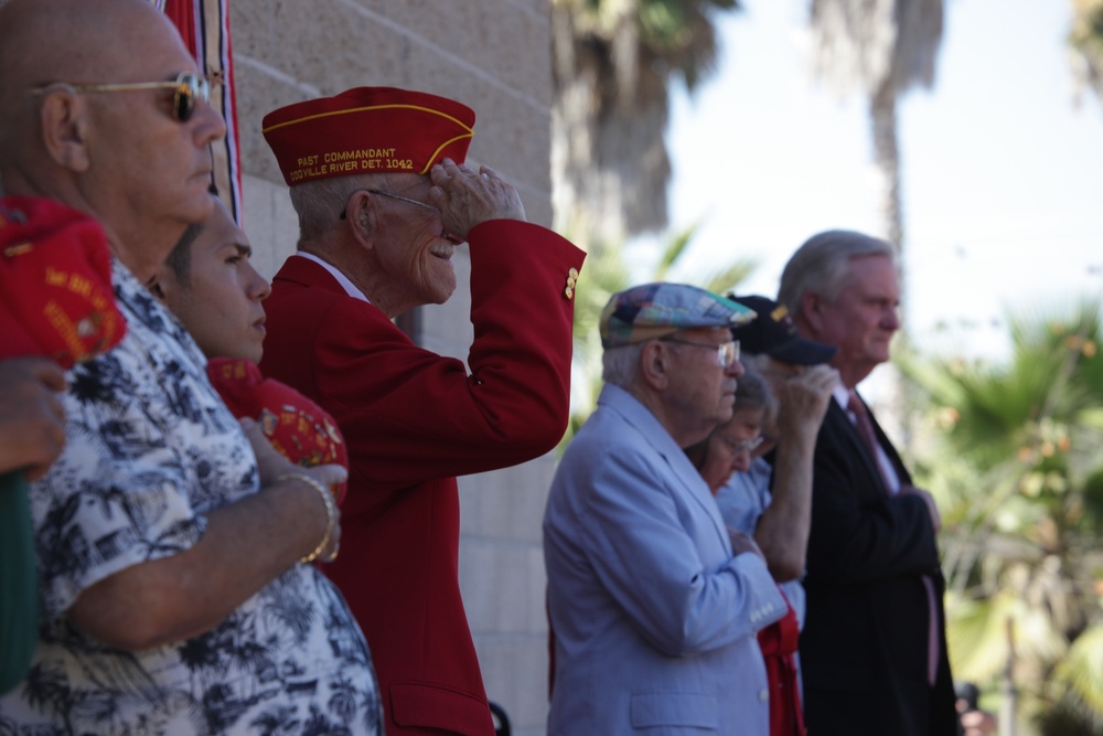 1/1 Marines Past, Present Celebrate Command Post Dedication Ceremony
