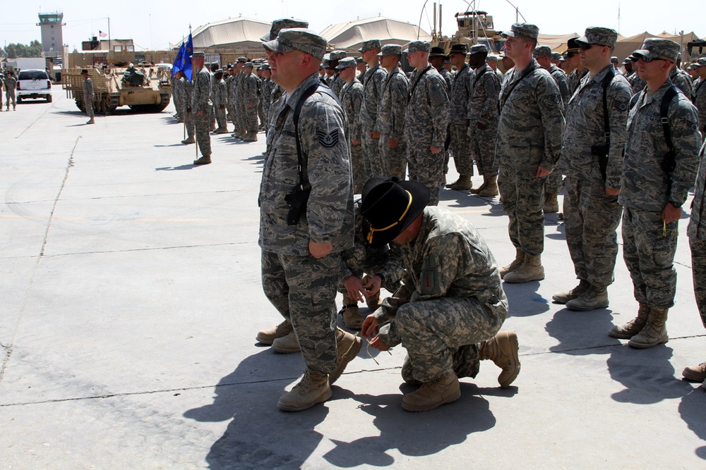 Service members earn spurs in Iraq