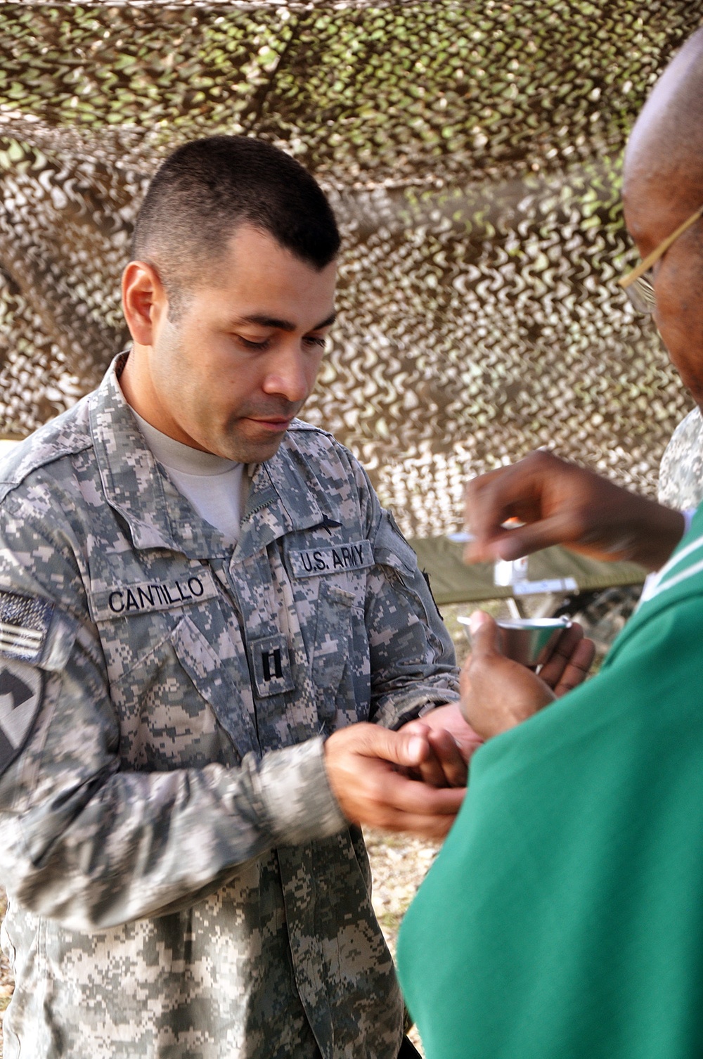 Strengthening spirits during field training