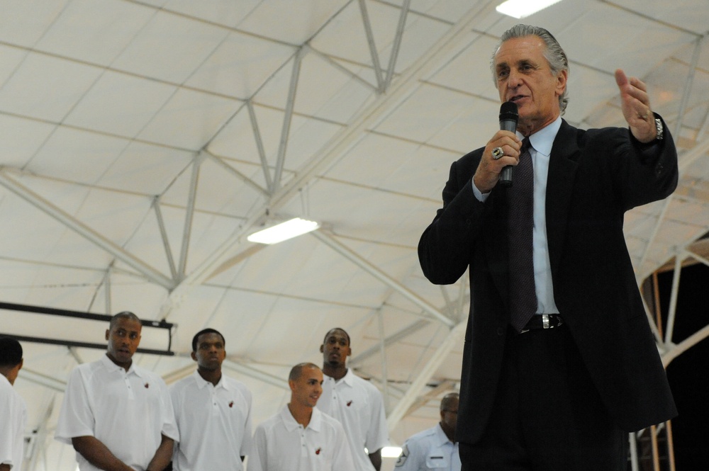 Miami HEATs Arrival to Eglin Air Force Base and Hurlburt Field for Training Camp