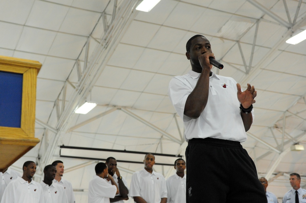 Miami HEATs Arrival to Eglin Air Force Base and Hurlburt Field for Training Camp