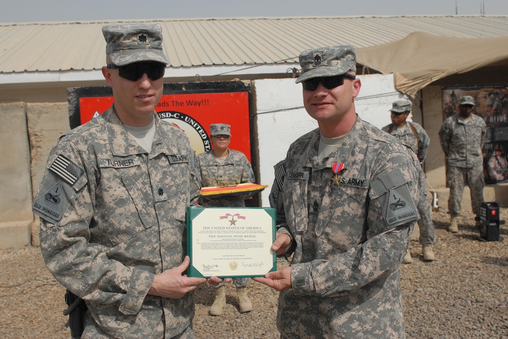 First Sergeant Duties Passed on During USD-C Unit’s Ceremony