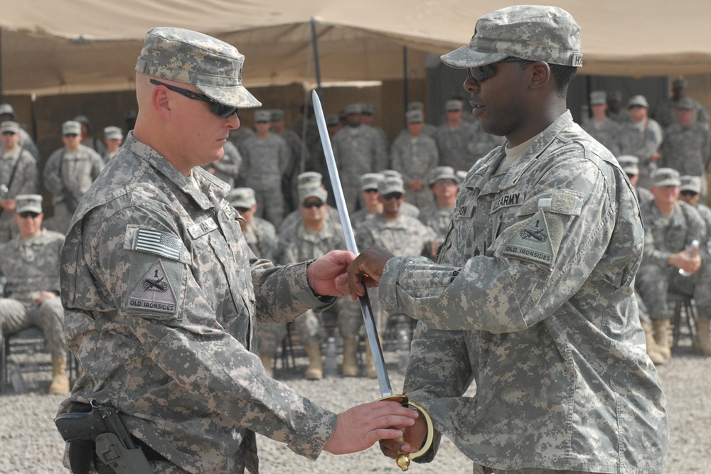 First Sergeant Duties Passed on During USD-C Unit’s Ceremony