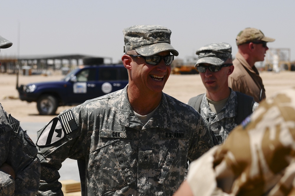 Development Commanding General Checks on Umm Qasr Construction Progress