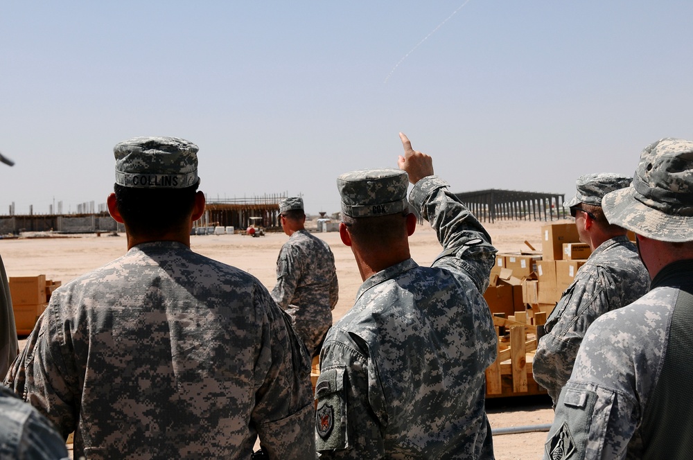 Development Commanding General Checks on Umm Qasr Construction Progress