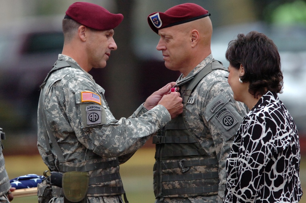The 325th Airborne Infantry Regiment Changes Responsibility