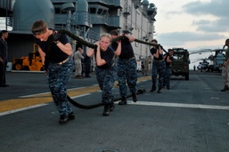 Peleliu Female Officers Complete Marine Endurance Competition
