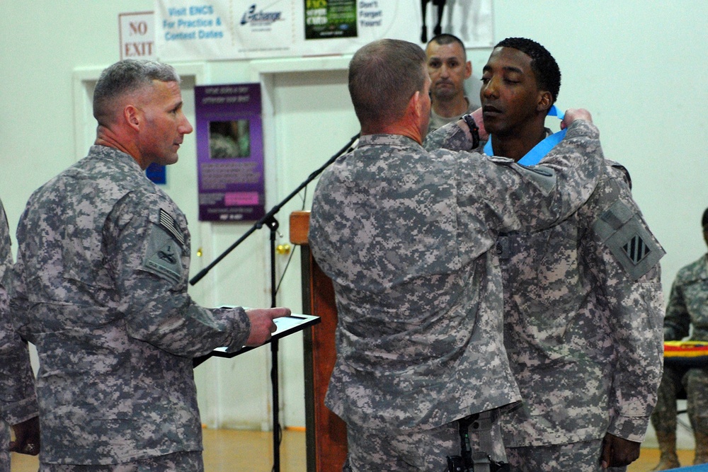 Sergeant Major of the Army Visits Camp Liberty