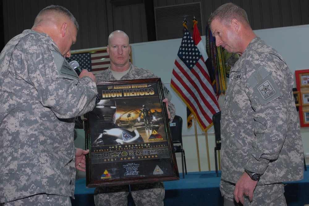 Sergeant Major of the Army Visits Camp Liberty