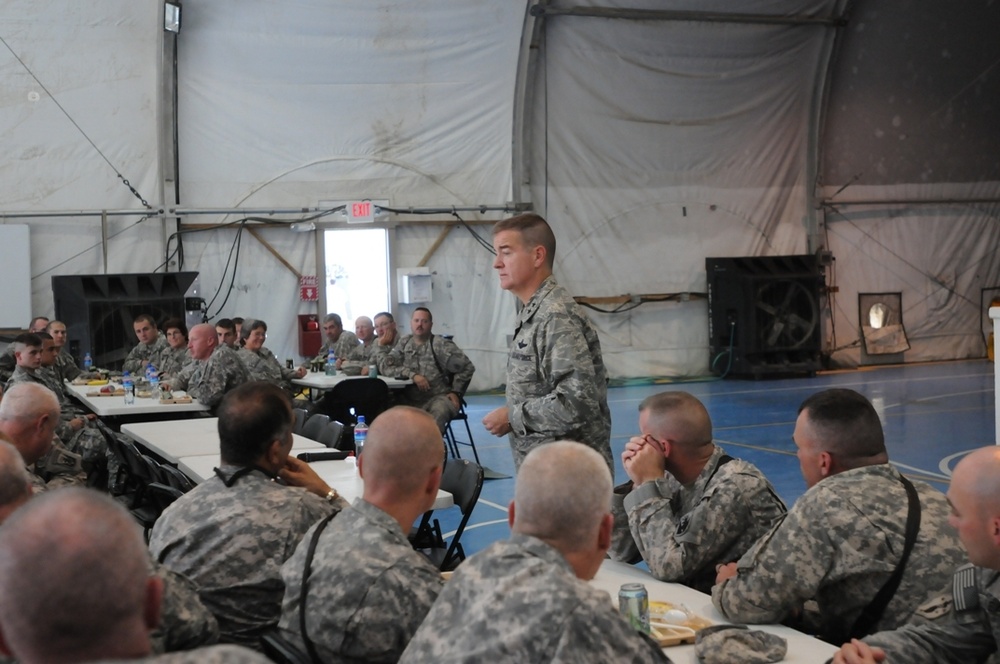 Vermont Adjutant General Visits Deployed Troops