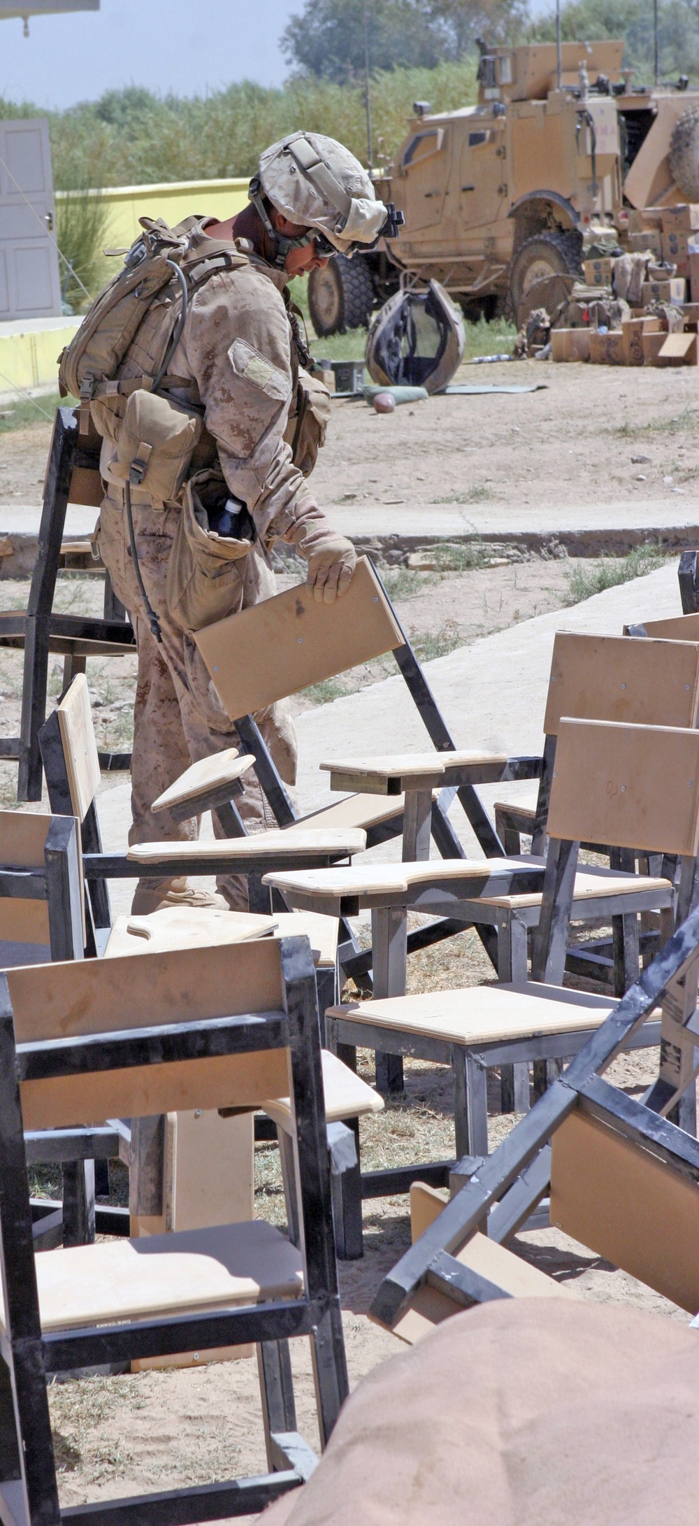 Marines Open Schools in Helmand Province, Afghanistan