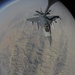 KC-135 Stratotanker Refuels F-16 Fighting Falcons