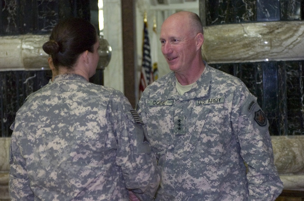 III Corps Analysis and Control Element End of Tour Award Ceremony
