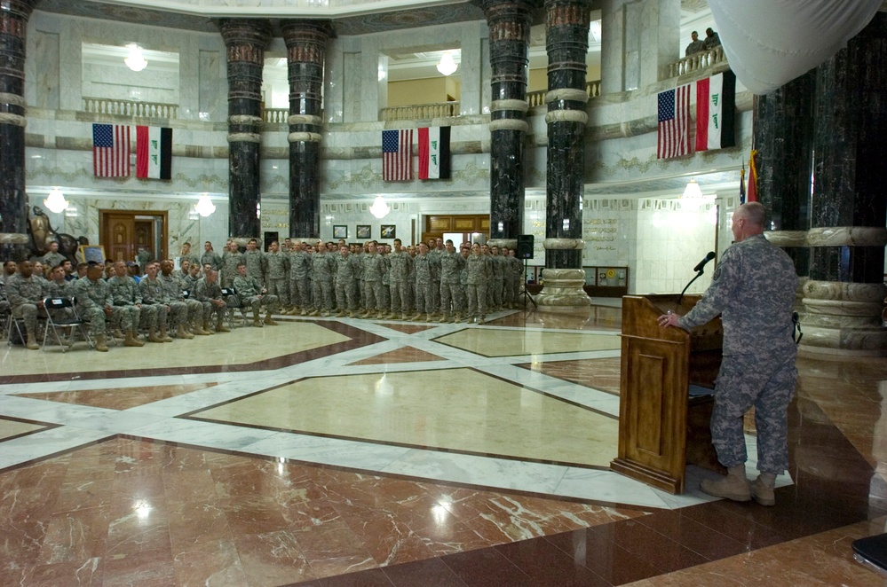 III Corps Analysis and Control Element End of Tour Award Ceremony