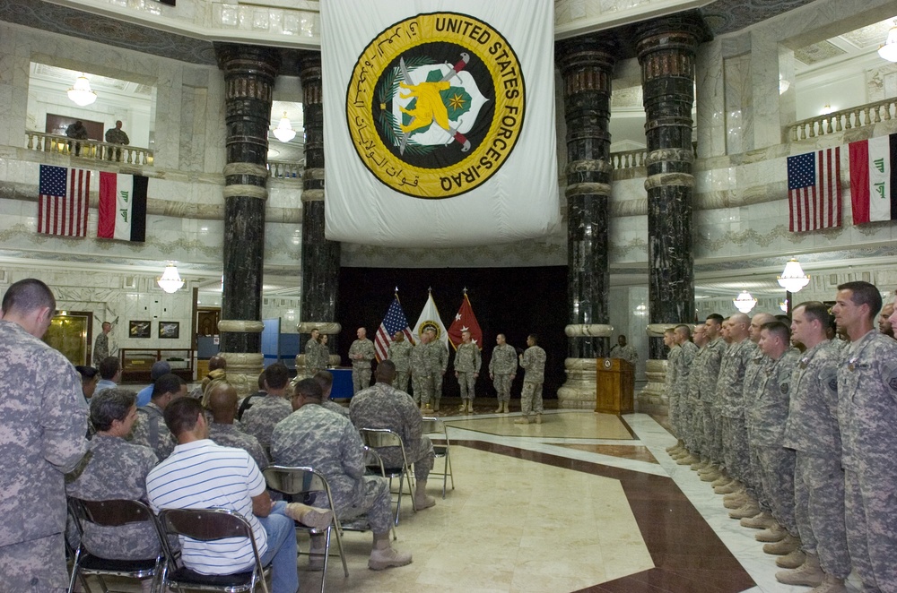 III Corps Analysis and Control Element End of Tour Award Ceremony