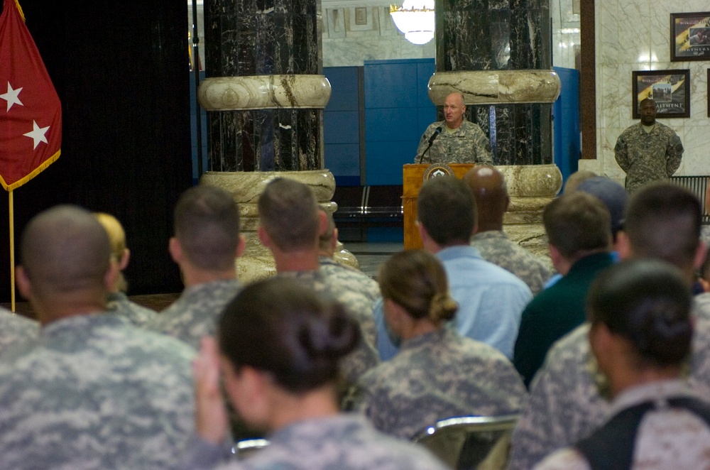 III Corps Analysis and Control Element End of Tour Award Ceremony