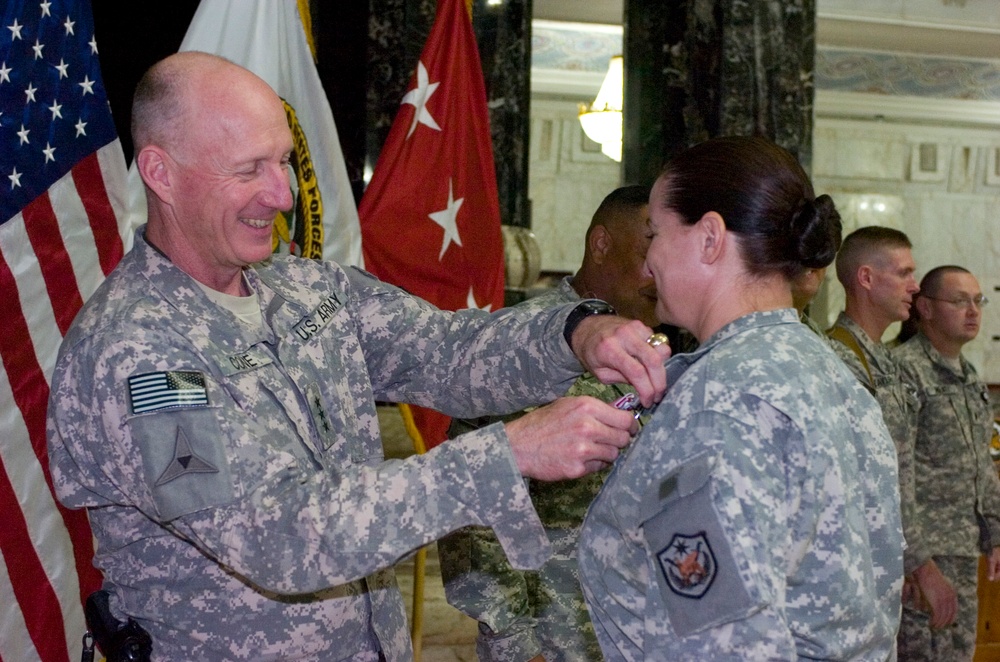 III Corps Analysis and Control Element End of Tour Award Ceremony