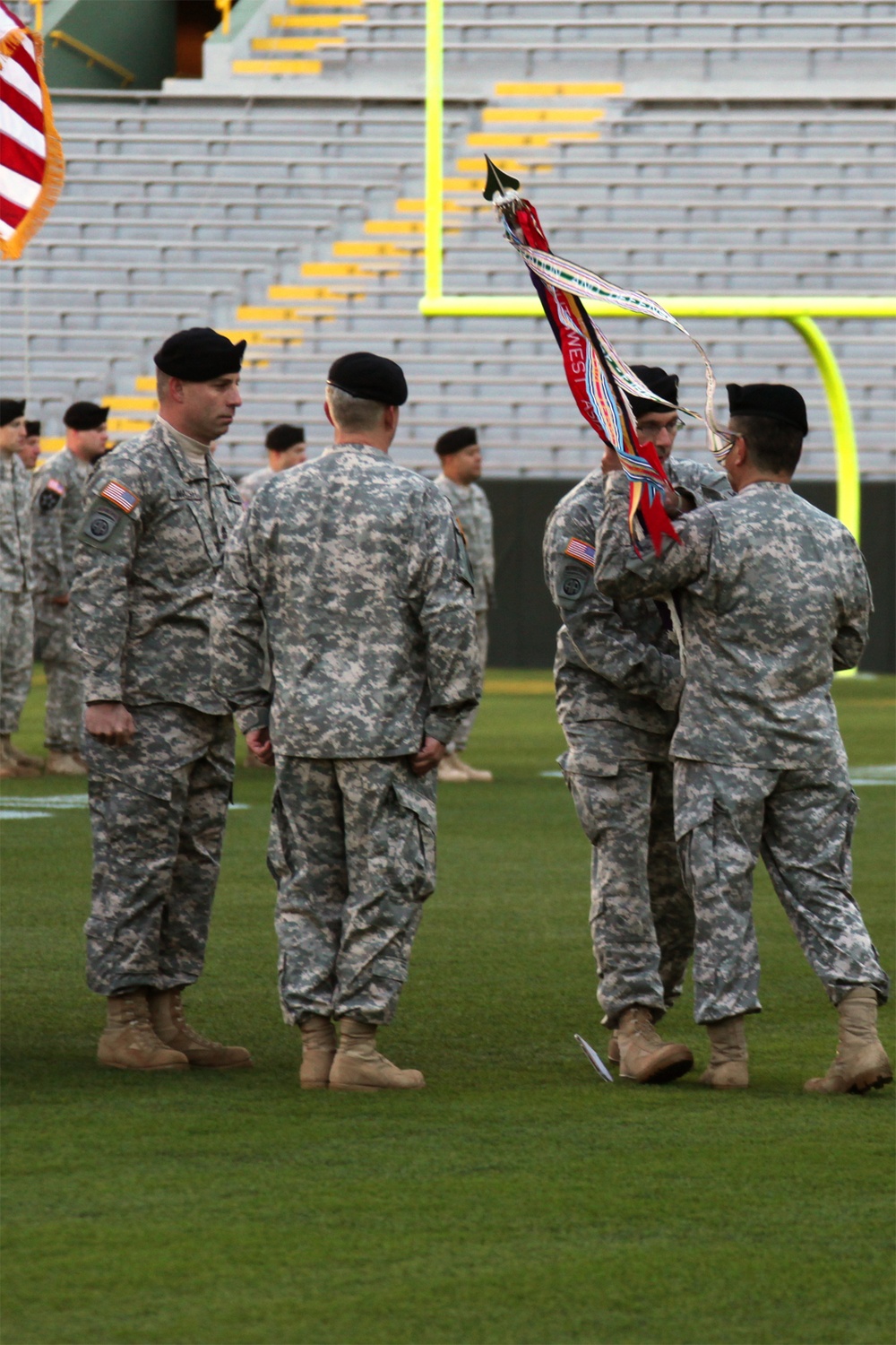 Lambeau Field Hosts 432nd Civil Affairs Battalion Change of Command Ceremony