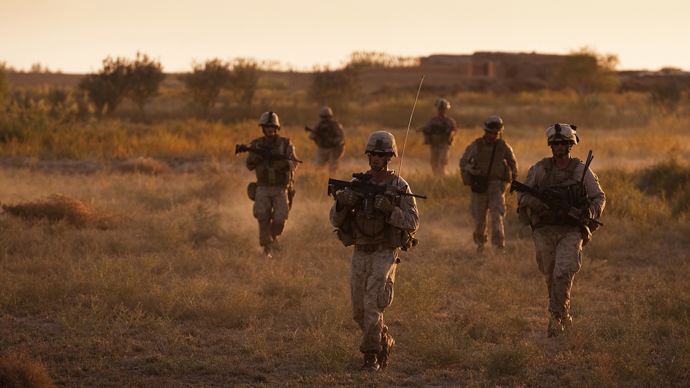 Marines, Afghan Army Conduct Clearing Mission in Trek Nawa During Operation Mako