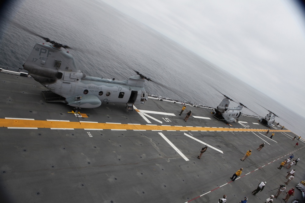 11th MEU Aboard USS Makin Island, Oct 3