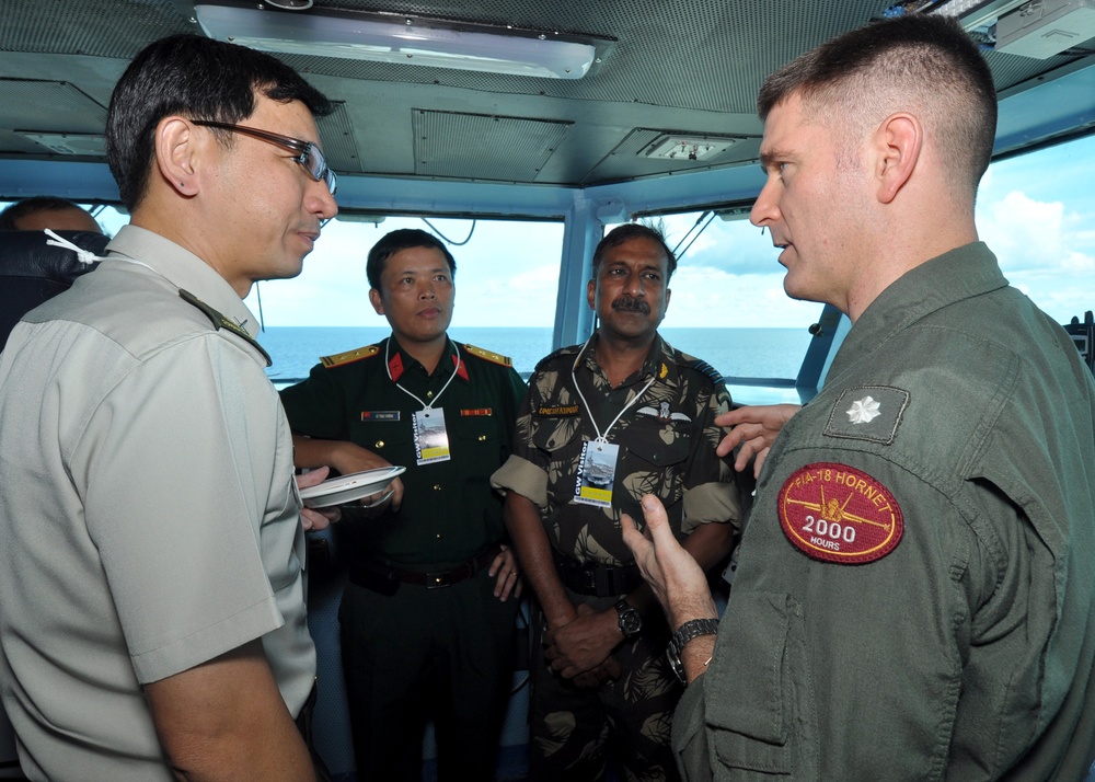 USS George Washington action