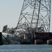 A Damaged Electric Tower in the Houston Ship Channel