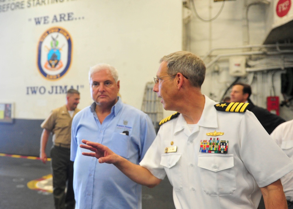 USS Iwo Jima action