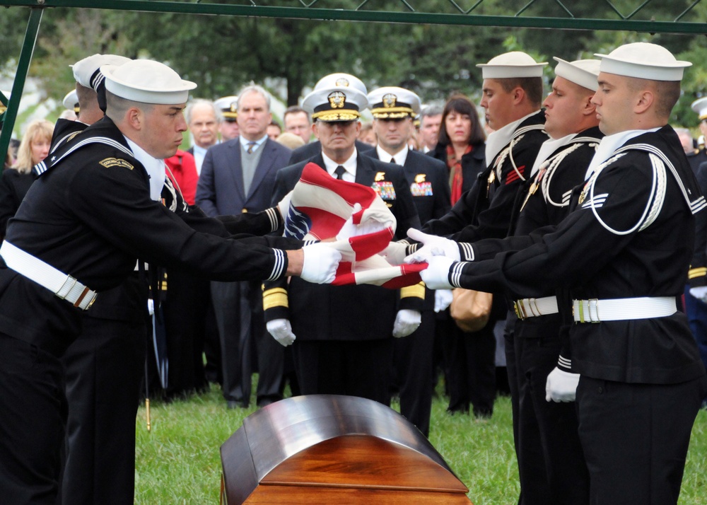 Burial at Arlington National Cemetery