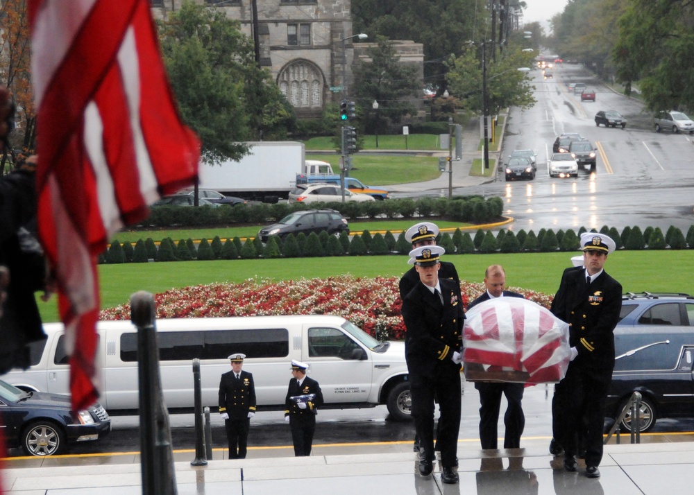 Burial at Arlington National Cemetery