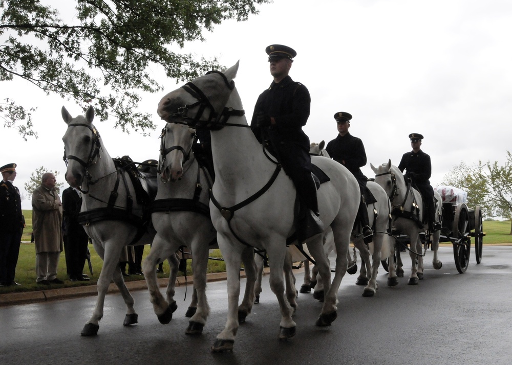 Burial at Arlington National Cemetery