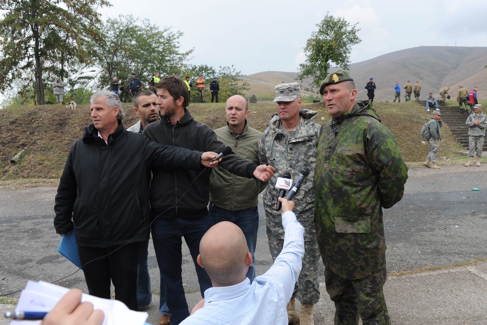 KFOR Hosts Joint Crowd and Riot Control Training With KP, EULEX