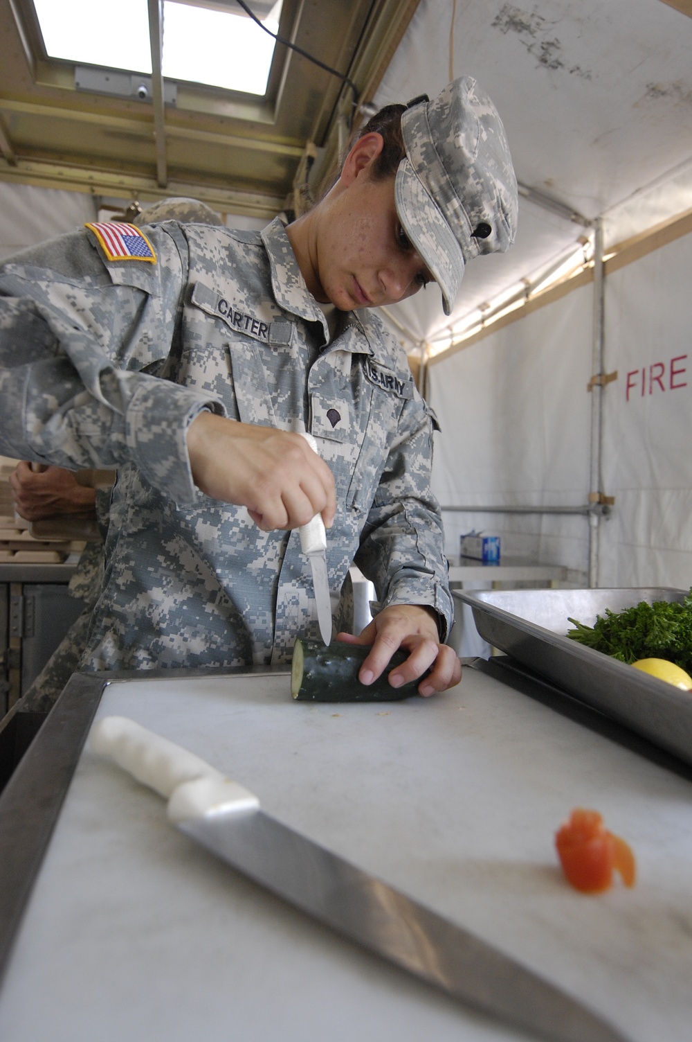 Blackhorse Cooks Prepare to Grill Competition