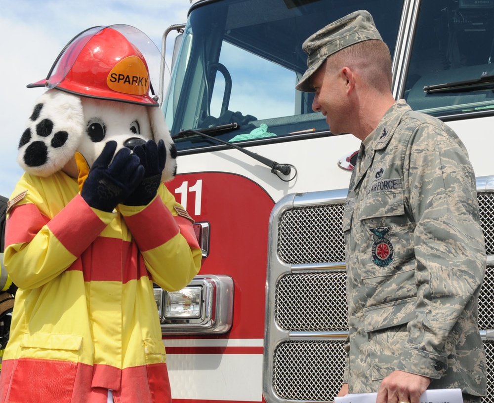 Sparky the Fire Dog Gets Promoted