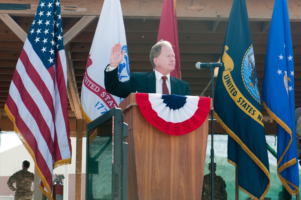 Naturalization Ceremony Held in Afghanistan